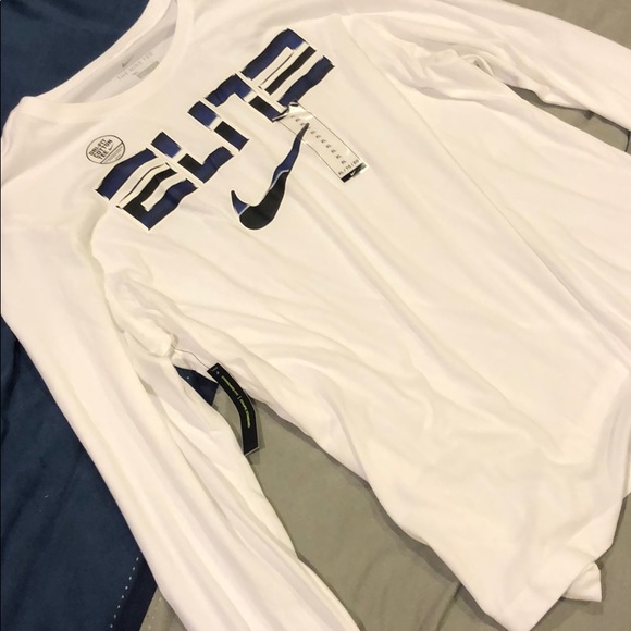 Nike Elite dri-fit long sleeve white - Picture 3 of 3